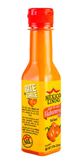 Mexico Lindo Red Habanero Hot Sauce | Real Red Habanero Chili Pepper | 78,200 Scoville Level | Enjoy with Mexican Food, Seafood & Pasta | 5 Fl Oz
