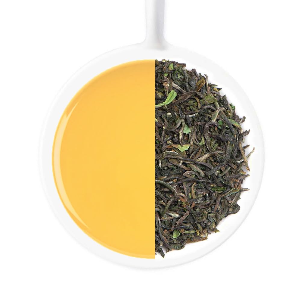 VAHDAM, Jungpana Premium Darjeeling First Flush Black Tea 2025 | 3.53oz/100g | Pure Unblended & Freshly Hand-Picked Loose-Leaf Tea | Brews 50+ Cups