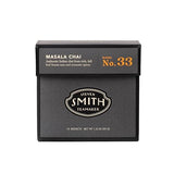 Steven Smith Teamaker Masala Chai No. 33, Caffeinated, Sugar-Free, Spiced, Full Leaf Black Assam Tea Blend, Tea Bags 15 Sachets, 1.8oz each