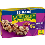 Nature Valley Chewy Fruit & Nut Trail Mix Granola Bars, Almond Raisin & Cranberry with Whole Grain Oats, No Artificial Flavors or Colors, No High