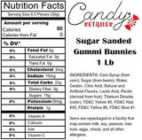 Candy Retailer Sugar Sanded Gummi Bunnies 1 Lb