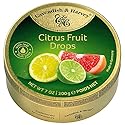 Cavendish & Harvey | Citrus Fruit Candy Drops | 7 Ounce Tin