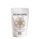 Julian Mushroom Coffee with Fruiting Body Lions Mane, Chaga, Reishi, Cordyceps. Plus: Cacao, Maca, Tulsi, Curcumin. Medium Roast Arabica from Puerto