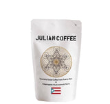 Julian Mushroom Coffee with Fruiting Body Lions Mane, Chaga, Reishi, Cordyceps. Plus: Cacao, Maca, Tulsi, Curcumin. Medium Roast Arabica from Puerto
