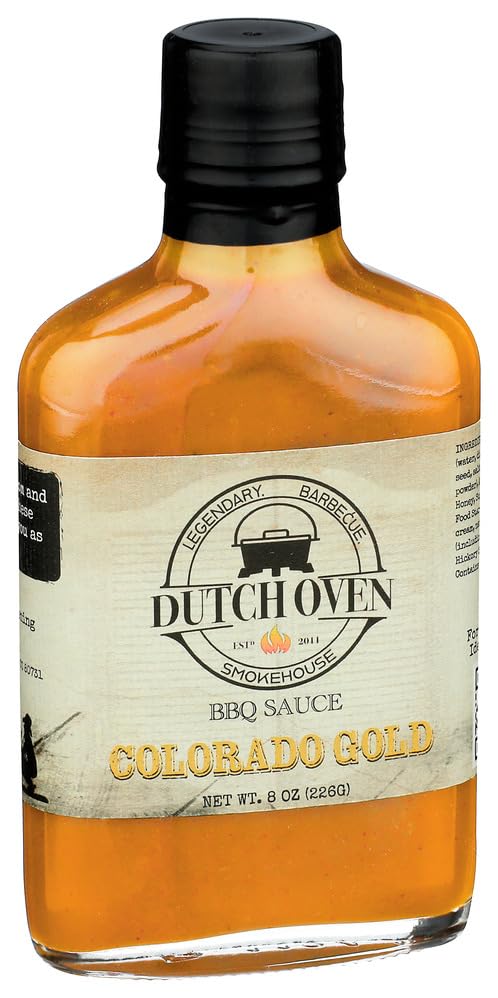 Dutch Oven Smokehouse BBQ Sauce Gift Set - Original 3 Pack with Sweet & Sassy, Brushfire, Colorado Gold - All-Natural, Small-Batch BBQ Sauces