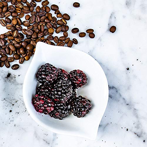 Barnie's Coffee Very Berry Blackberry Shortcake Ground Coffee with Blackberry and Buttery Cake Flavor, Medium Roasted Arabica Coffee Beans, 12 oz Bag