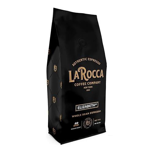 La Rocca Coffee Company - Premium Ground and Whole Bean Coffee in Multiple Blends and Sizes - Hand-Roasted in NYC - Authentic Espresso (2.2 Pound