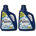 Purex Liquid Laundry Detergent with Crystals Fragrance, Fresh Spring Waters, 75 oz, 50 Loads (Pack of 2)
