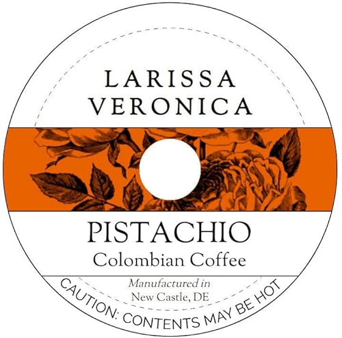 Pistachio Colombian Coffee (Single Serve K-Cup Pods) (Gourmet, Naturally Flavored, Whole Coffee Beans) (12 pods, ZIN: 574171) - 2 Pack