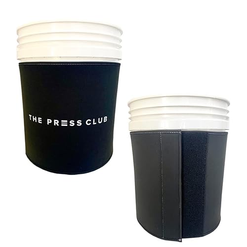 5 Gallon Bucket Universal Neoprene Insulator Wrap | Heavy Duty & Extra Thick To Keep Your Contents Colder or Warmer Longer | Fits All Standard 5