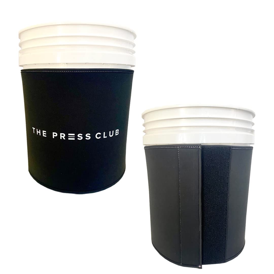 5 Gallon Bucket Universal Neoprene Insulator Wrap | Heavy Duty & Extra Thick To Keep Your Contents Colder or Warmer Longer | Fits All Standard 5