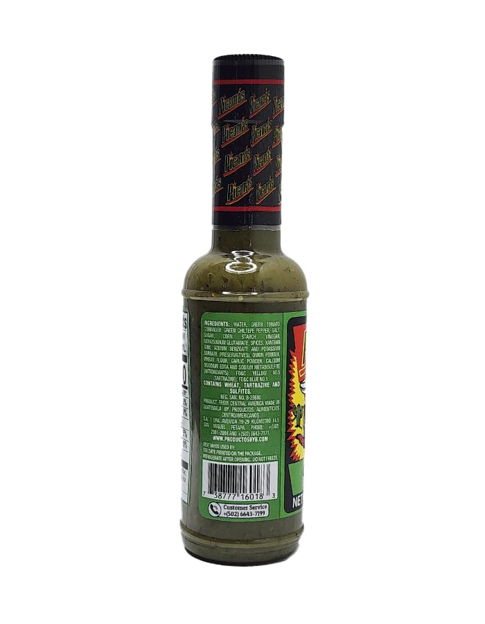 PICAMAS - Chiltepe Green Hot Sauce 4.9oz Bottles (Pack of 3)
