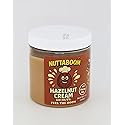 Hazelnut Cream Spread - Nuttaboom - Natural Nut Butter with Shea Butter & Organic Coconut Oil, No Palm Oil, Healthy Bread & Toast Spread, Made in USA