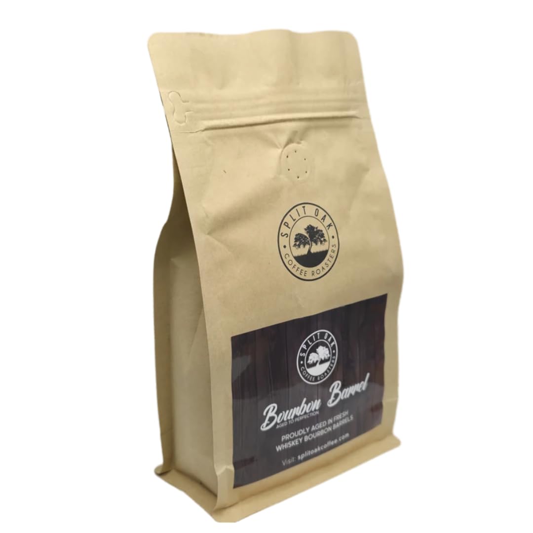 Gift Set for men and women with 2 Pack Organic Bourbon Barrel Aged Whole Beans Roasted Coffee + 1 French Press.