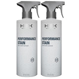 HEX Performance Stain & Stink Remover Spray, Unscented, 44oz (Pack of 2) - Activewear Laundry Pre-Treat for Odor & Tough Stains, Sweat, Grass, Blood