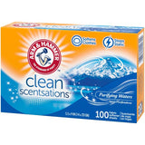 Arm & Hammer Fabric Sheets 100Ct Purifying Water Pack (3)