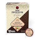 Don Francisco's Hawaiian Hazelnut Flavored Coffee Pods, 24 Count, Medium Roast, Compatible with Keurig Brewers