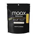 Maax Caffeine Energy Gum | 125mg of caffeine per piece | Tropical Mango | 40 pieces per bag