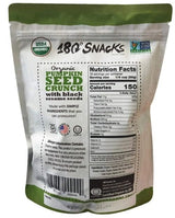 180 Snacks Organic Pumpkin Seed Crunch with Black Sesame Seeds Clusters, Low Cholestrol - 16 Ounces