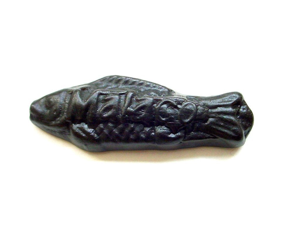 Malaco, Salty Black Licorice Swedish Fish (Salt Sill) (2 Lbs)