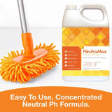 Jani-Source NeutraMax Sparkling Zest Scent Neutral Floor Cleaner - Concentrated, Streak-Free Shine, Residue-Free Formula, 1 Gallon