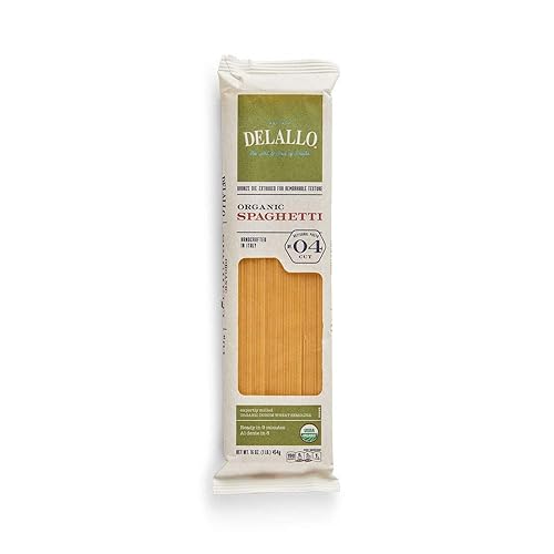 DELALLO Organic Spagetti # Lb, 16 OZ