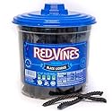 Red Vines Twists, Black Licorice Flavor, 3.5LB Bulk Tub, Old Fashioned Soft & Chewy Candy