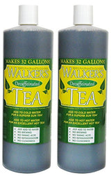 Walkers Liquid Tea Concentrate Without Caffeine- 64 ounces total (pack of 2 - 32 ounce bottles) Makes 64 Gallons