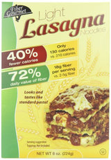 Fibergourmet Light Lasagna, 12-Count Packages