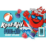 Kool-Aid Pool-Aid Drink, 10 Pouches, for School Lunches and On-the-Go Hydration, Berry Splash Artificially Flavored, Excellent Source of Vitamin C, 6