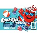 Kool-Aid Pool-Aid Drink, 10 Pouches, for School Lunches and On-the-Go Hydration, Berry Splash Artificially Flavored, Excellent Source of Vitamin C, 6