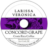 Concord Grape Costa Rica Coffee (Single Serve K-Cup Pods) (Gourmet, Naturally Flavored, Whole Coffee Beans) (12 pods, ZIN: 572303)