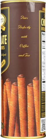 Dolcetto Chocolate Rolled Wafers 3 Oz. (Pack of 12)