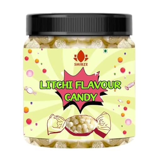 SMIBZE Natural Litchi Flavour Candy 150 GM (Pack of 1) SMIBZE