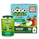 GoGo squeeZ Applesauce and Fruit Puree, Apple Apple, 3.2 oz (Pack of 4), Unsweetened Fruit Snacks for Kids, Gluten Free, Nut Free and Dairy Free