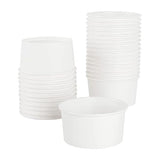 KARAT EARTH Eco-Friendly 6oz Paper Cold/Hot Food Container (90.8mm), White, KE-KDP6W - 1,000 ct