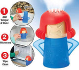 UgyDuky 4 Pack Angry Mom Microwave Cleaner Microwave Oven Steam Cleaner Doll Use Water and Vinegar High Temperature Cleaning Kitchen Cleaning Tool