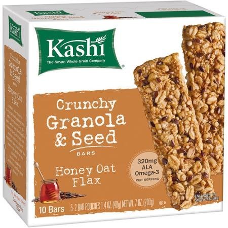 Crunchy Granola & Seed Bars; Honey Oat Flax