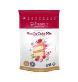 Extra White Gold Vanilla Cake Mix - For Baking Cakes Cupcakes Desserts - [Gluten Free] [Nut Free] [Free of the Top 14 Major Allergens] - 15.9 Ounces
