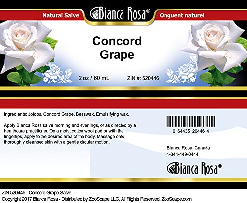 Bianca Rosa Concord Grape Salve (2 oz, ZIN: 520446) - 2 Pack