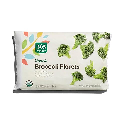 365 by Whole Foods Market, Organic Broccoli Florets, 16 oz, (Frozen)