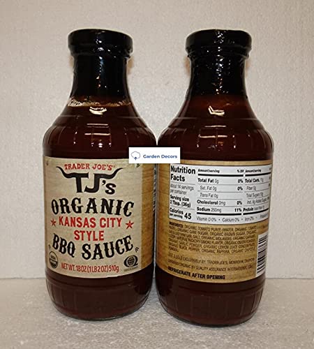 Trader Joe’s TJ’s Organic Kansas City Style BBQ Sauce 18oz 510g
