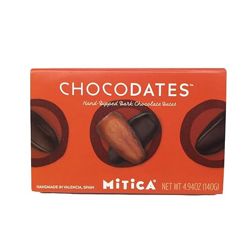 Mitica, Dates Chocolate Dark, 4.9 Ounce