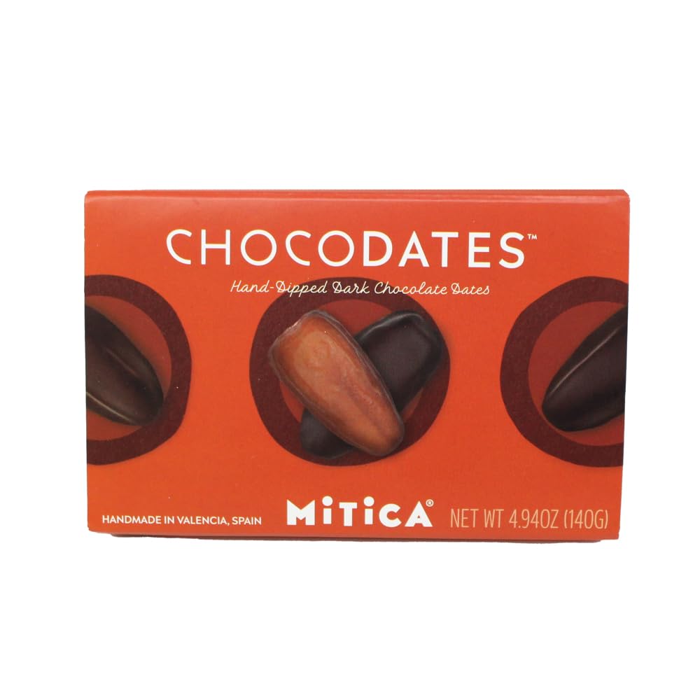 Mitica, Dates Chocolate Dark, 4.9 Ounce