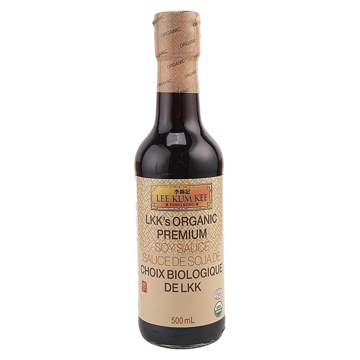 LEE KUM KEE Organic Premium Soy Sauce, 500 ML