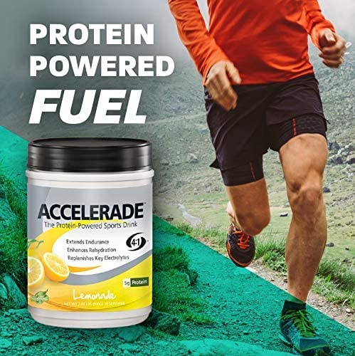 Accelerade by PacificHealth - All Natural Sport Hydration Drink Mix with Protein + Carbs & Electrolytes - for Superior Energy Replenishment, Endurance