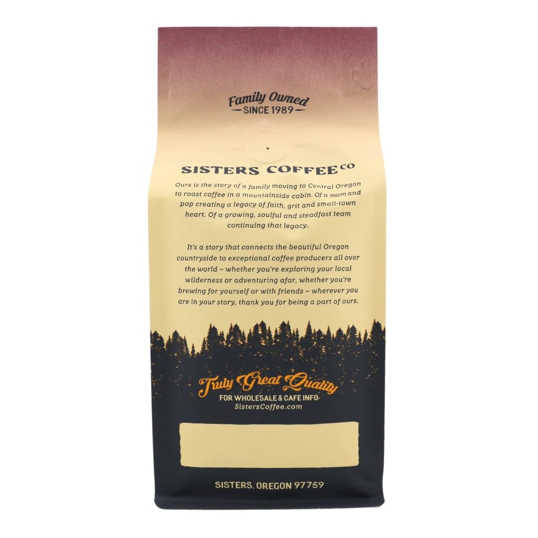 SISTERS COFFEE COMPANY High Desert Sunrise Light Roast Whole Bean Coffee - 12 Ounce Bag