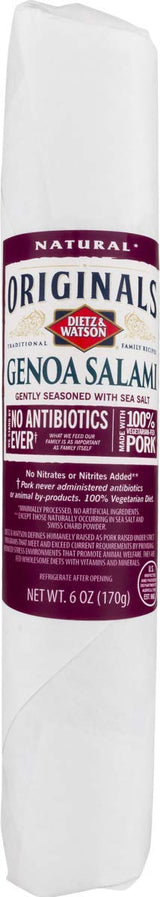 Dietz & Watson Genoa Salami Chub, 6 oz