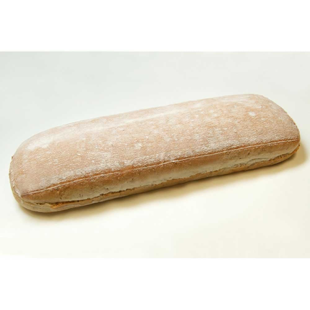 Rotellas White Rosemary Focaccia Ciabatta Line Bread Loaf, 15 inch -- 10 per case.