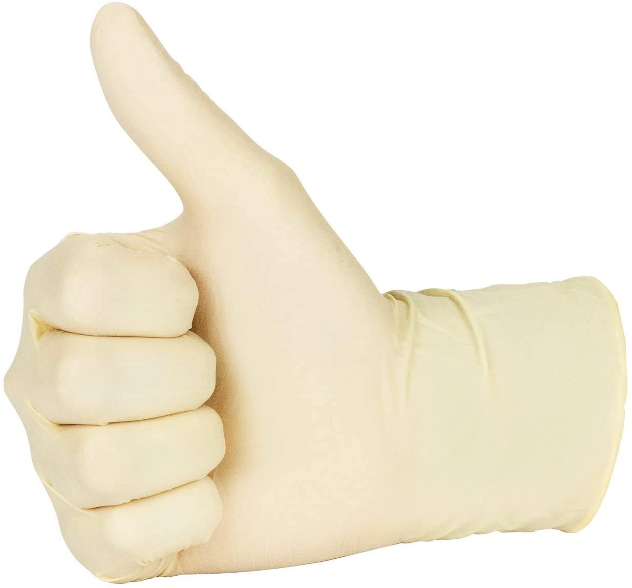 Chef's Star Medium Powder Free Latex Gloves, 100 Gloves Per Box